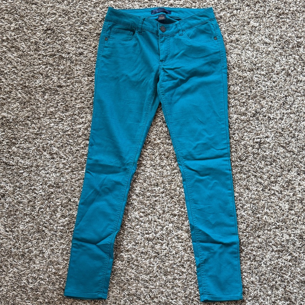 Tinsel Emerald Green Skinny Women Jeans